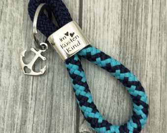 Keychain XXL made of sailing rope coastal child