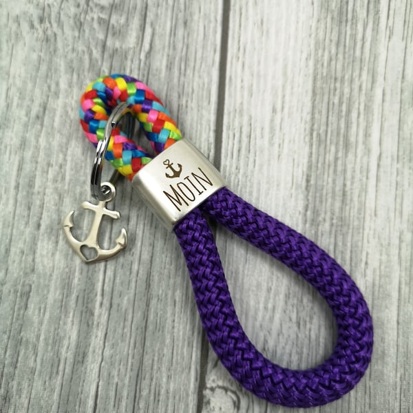 Keychain XXL made of sailing rope Moin