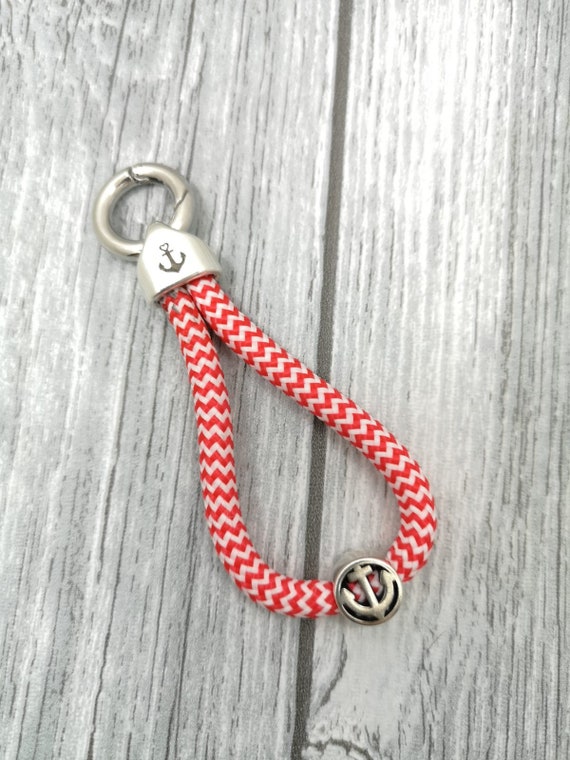 Small Keychain Made of Sailing Rope 