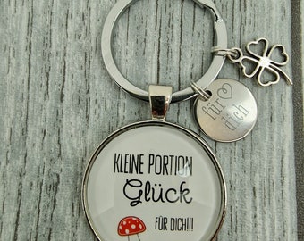 1 key ring 'a little bit of luck for you'