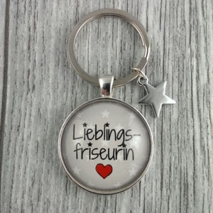 1 keychain &#39;Favorite Hairdresser&#39;
