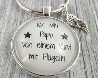 1 Schlüsselanhänger Sternenkind 30mm 'Papa'