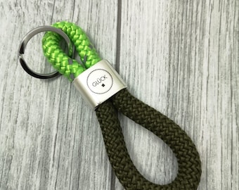 Key ring XXL made of sailing rope 'luck'