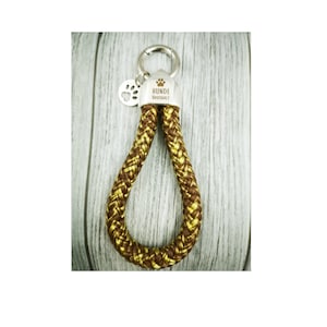 Keychain XL made of sailing rope dog household