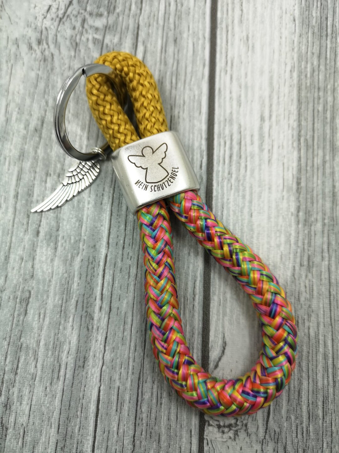 Keychain XXL Made of Sailing Rope 'my Guardian Angel' Etsy