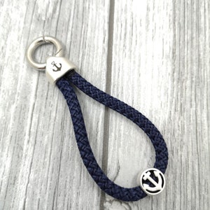Small keychain made of sailing rope