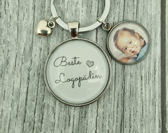 1 keychain 'best speech therapist + photo'