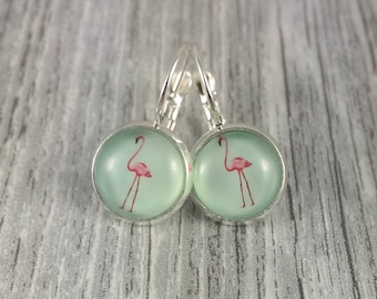 Earrings Flamingo 12 mm