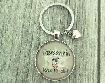 Keychain 'Therapist with Heart'
