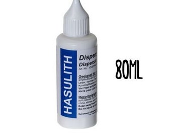 Colla a dispersione Hasulith 80ml, colla per cabochon, colla per gioielli