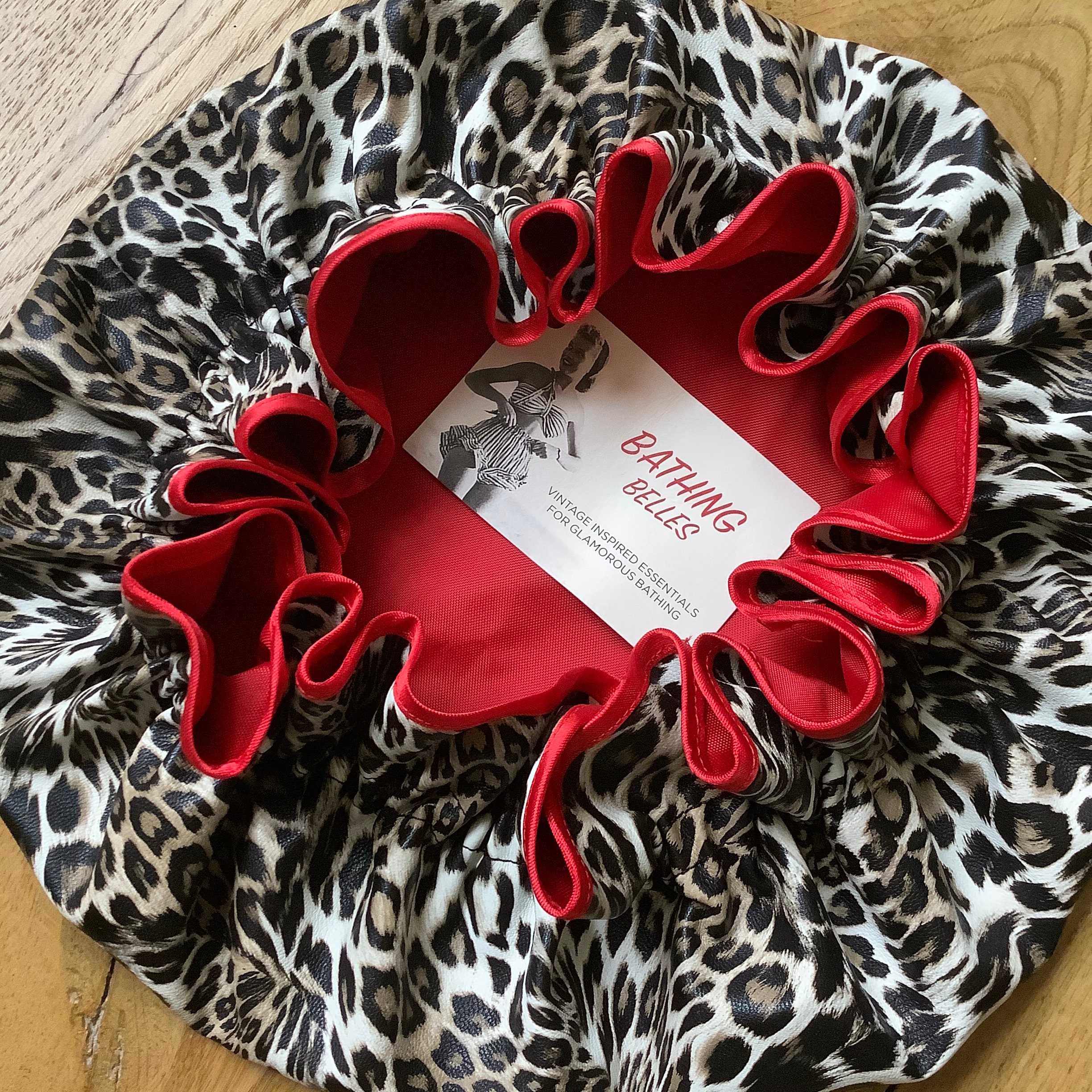Wild Leopard Luxury Glamorous Shower Cap Etsy