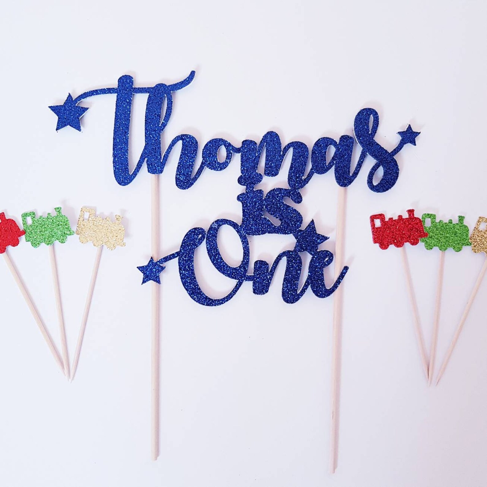 Cupcake Toppers. Miniature Cake Toppers. Glitter Cake Toppers. Party ...