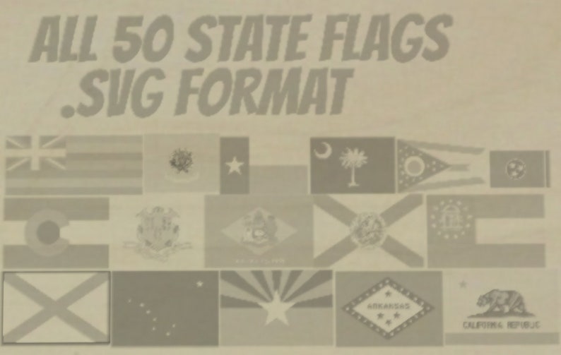 50 State Flags .SVG Pack for CNC Carving | Etsy