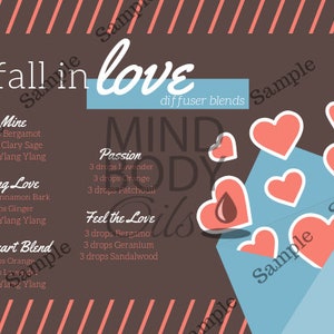 Fall in Love Diffuser Blends Postcard