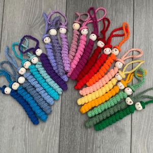 Worry Worm with Face Bead - Anxious Child Gift