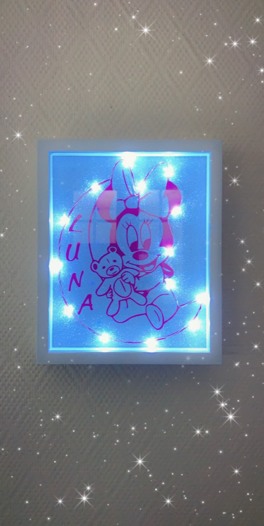 Cadre Lumineux Veilleuse Personnalisé