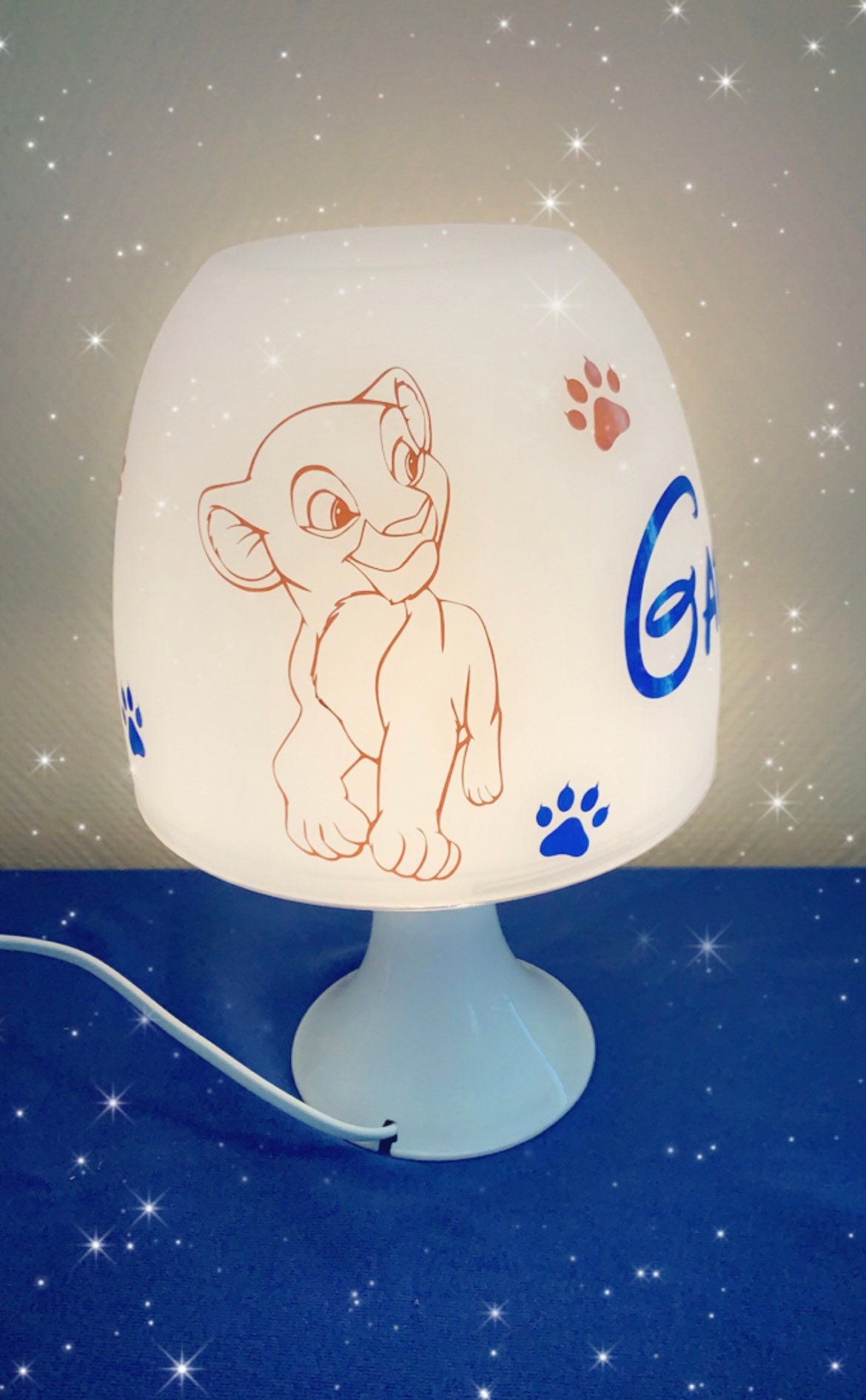 Lampe de Chevet Personnalisable Garçon