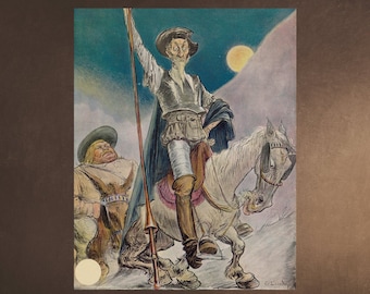 1880年『ドン・キホーテが神託を問う』 – ギュスターヴ・ドレ作画