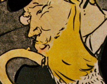 TOULOUSE-LAUTREC 1893 - Divan Japonais Cafe-chantant Montmartre