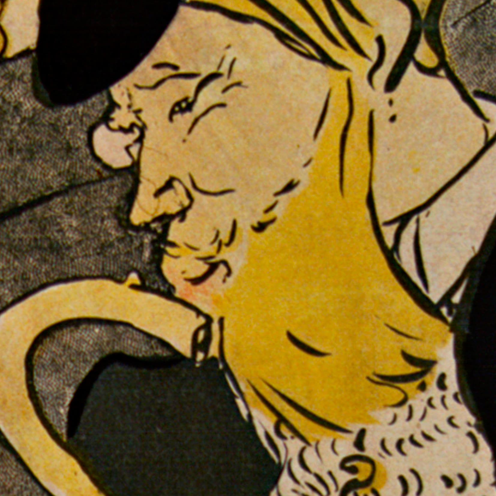 TOULOUSE-LAUTREC 1893 - Divan Japonais Cafe-chantant Montmartre