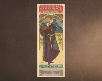 ポスター「ハムレット」、1899年 | 17x47インチ ビッグサイズ