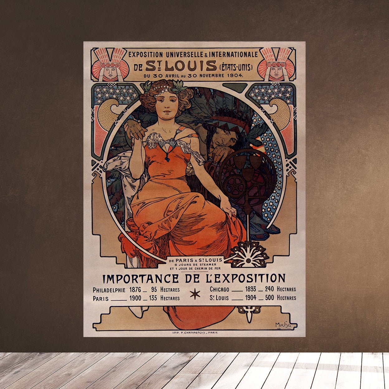 Louis VUITTON. Poster for the exhibition at the Musée de…