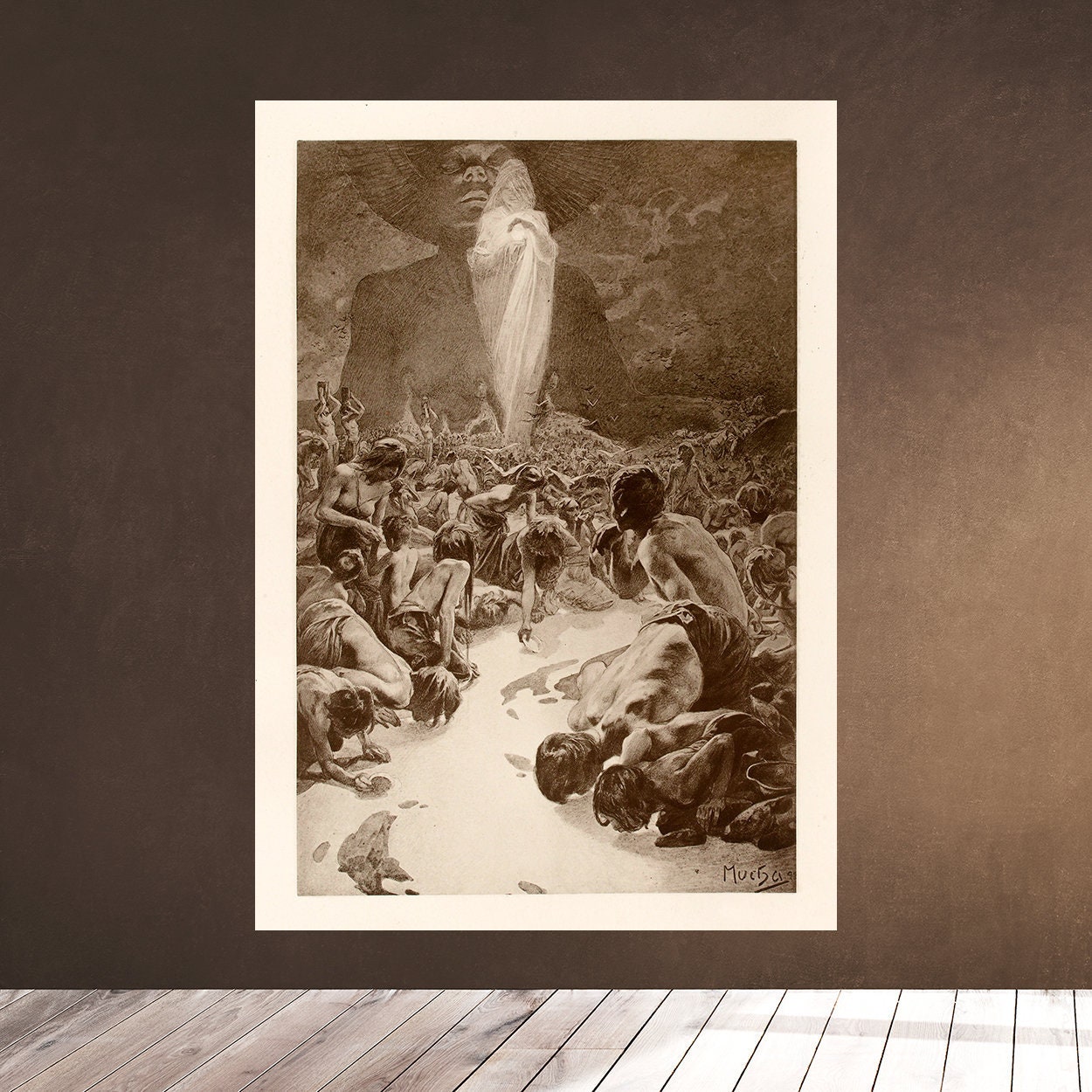 アルフォンス・ミュシャ、チェロ奏者ズデンカ・チェルナーのポスター