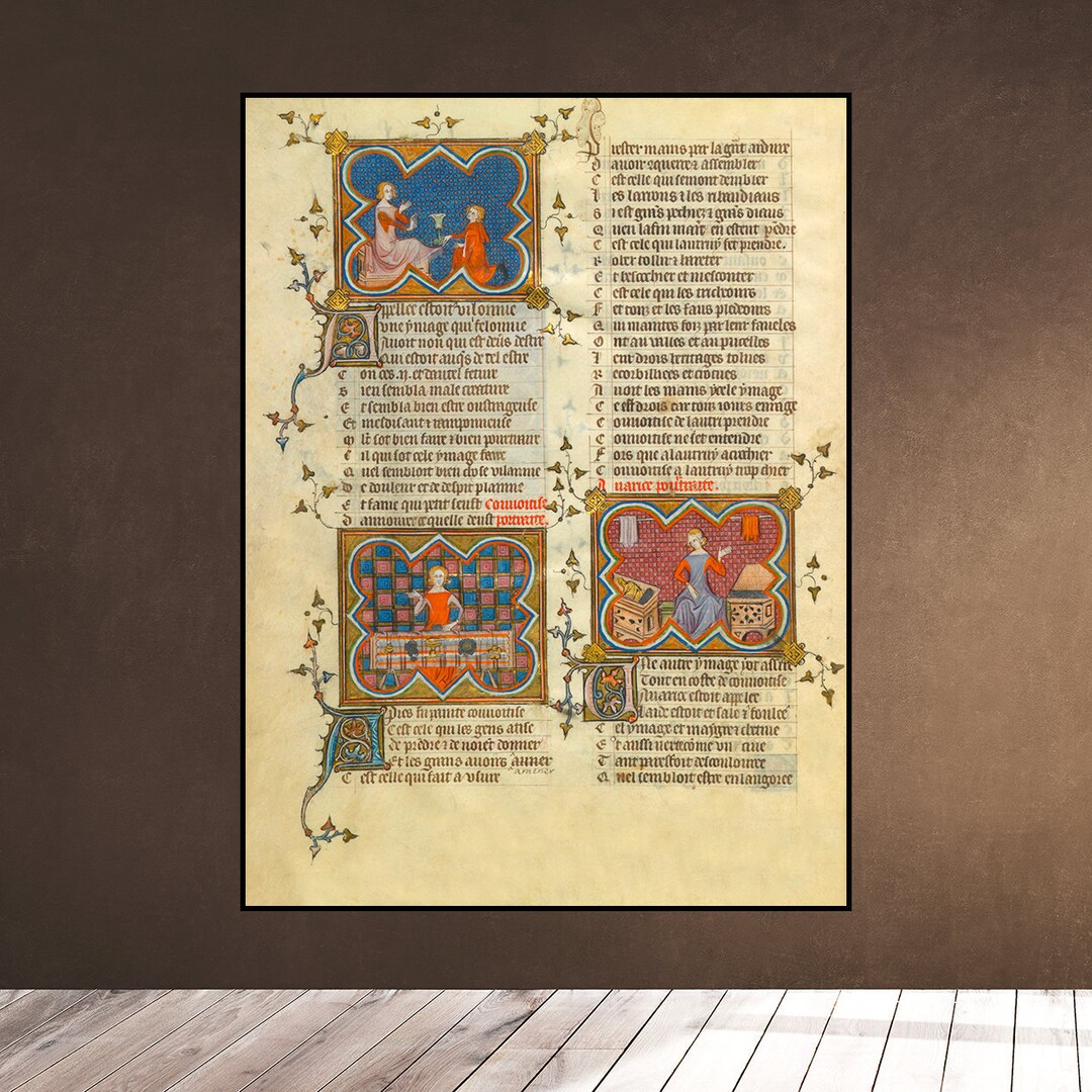 Le ROMAN De La ROSE - the Romance of the Rose - Medieval Illuminated ...