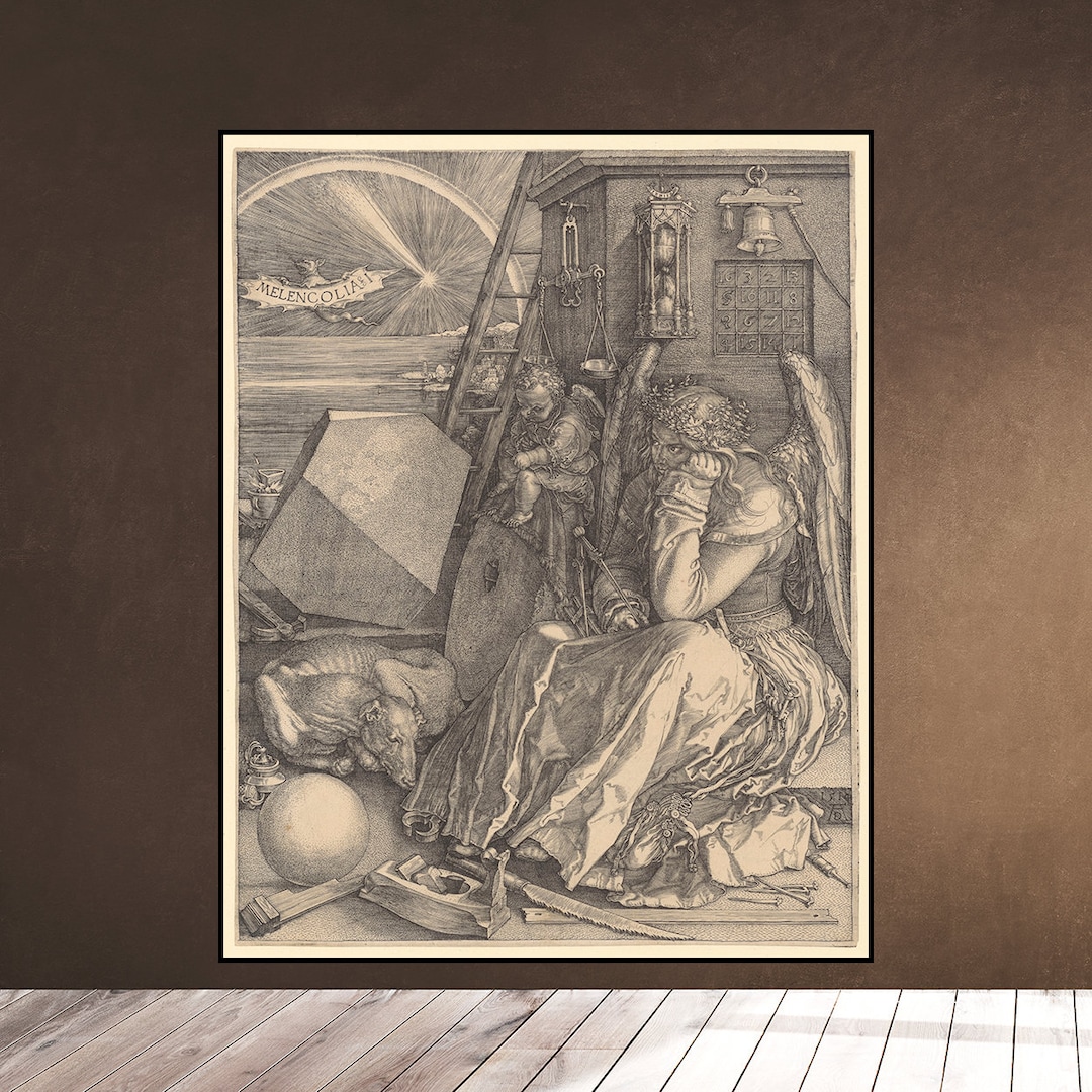 アルブレヒト デューラー メランコリア I - メランコリア 彫刻 1514
