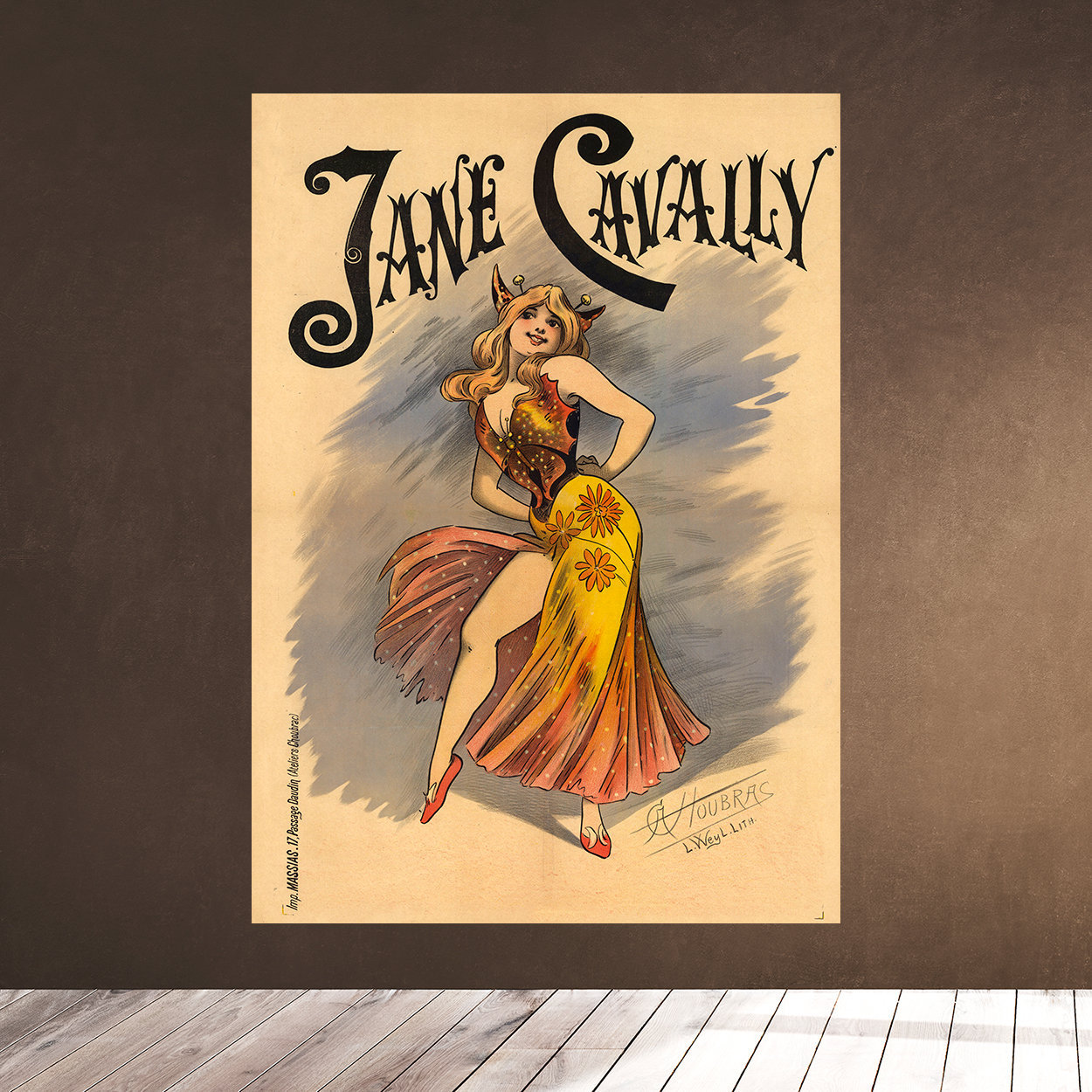 Poster A4 Spécialized Glamor Girl Iconic Trade - Vintage Cyclisme Campagnolo C Record