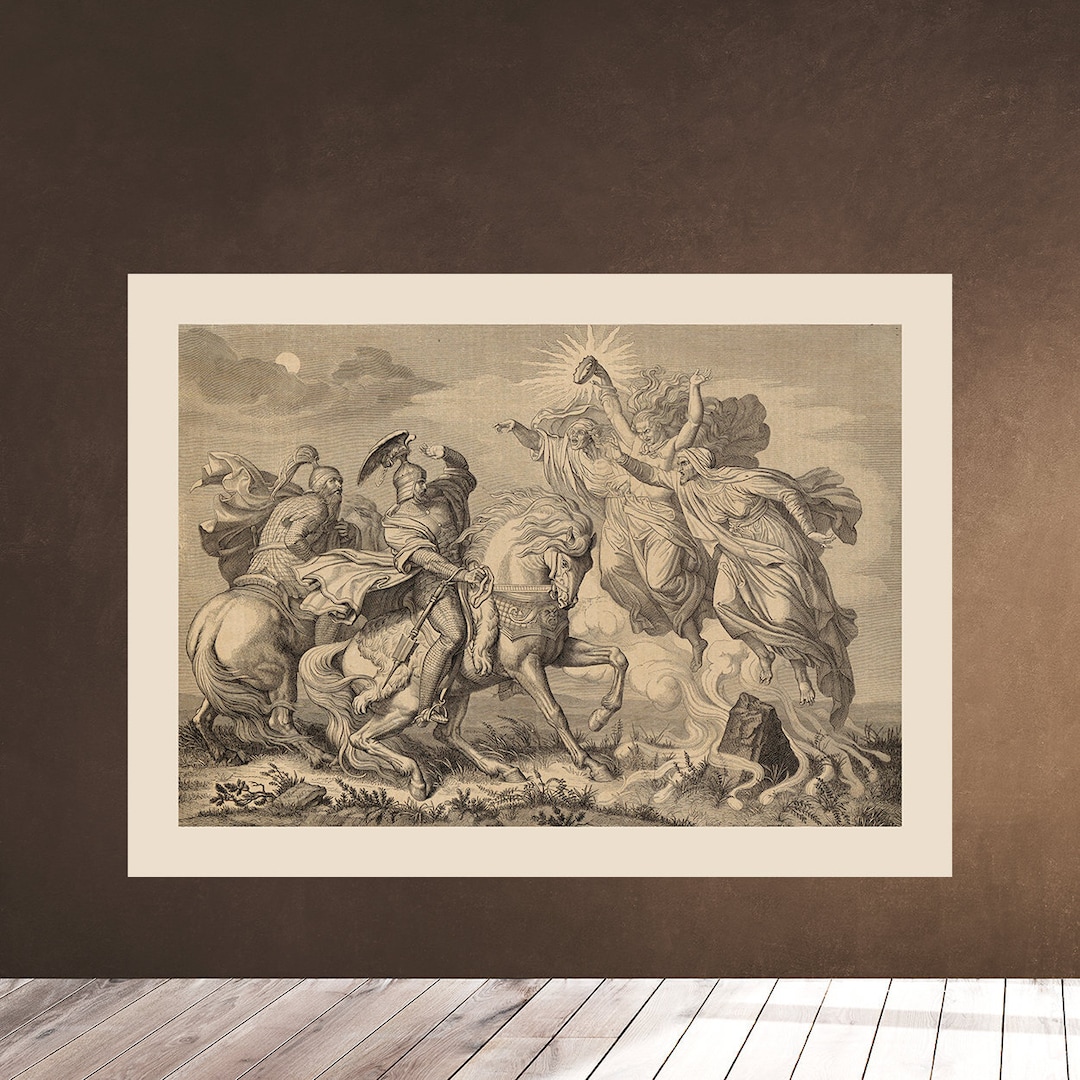 William Shakespeare MACBETH and Banquo Encounter the Three Witches ...