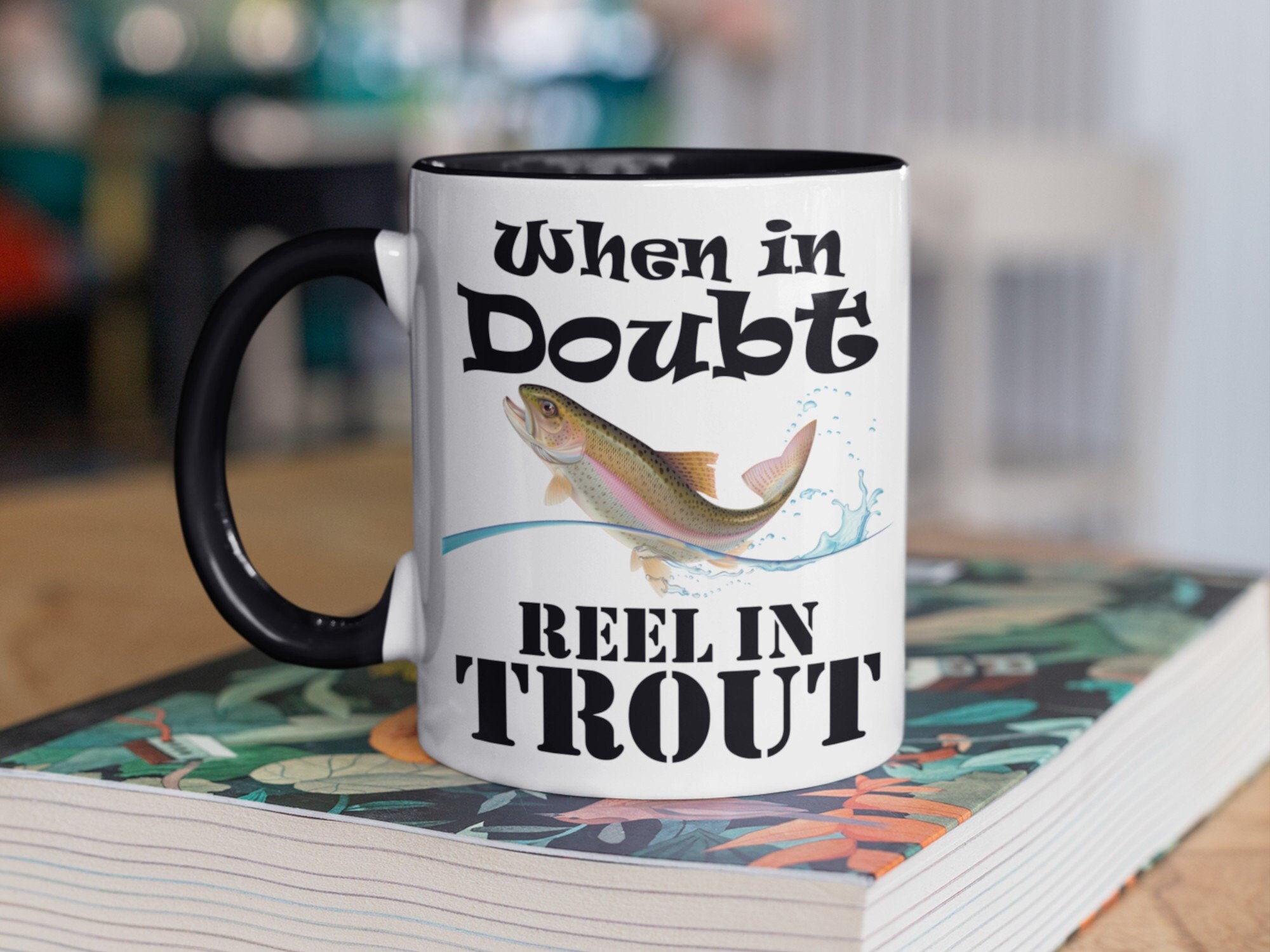 Personalized Funny Trout Mug Trout Coffee Mug Trout Gifts Etsy