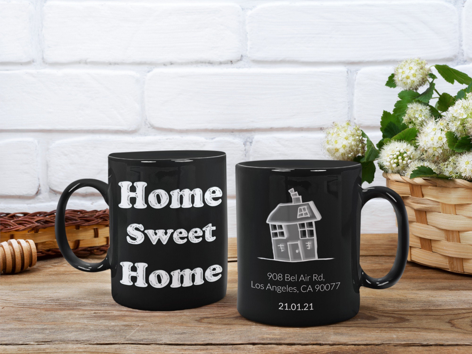 Personalized New Home Mug Housewarming Gift New Home Owner Etsy