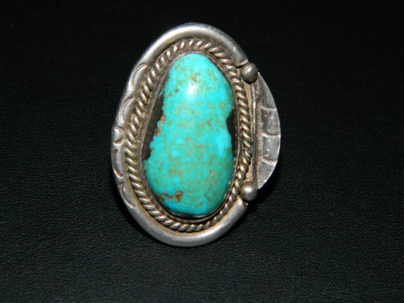 Old Pawn Turquoise Ring