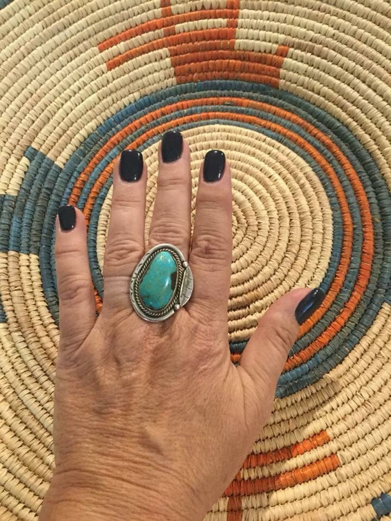 Old Pawn Turquoise Ring