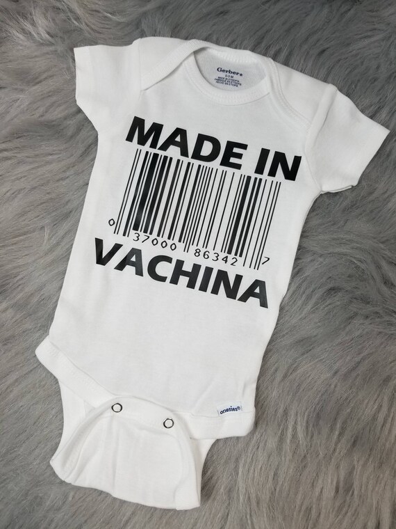 made in vachina onesie
