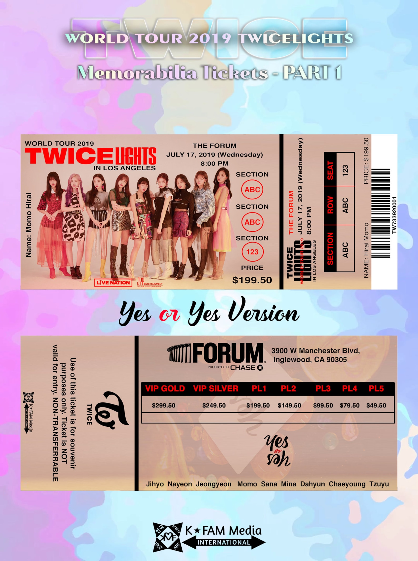 TWICE World Tour 2019 TWICELIGHTS Kpop Memorabilia Concert Etsy