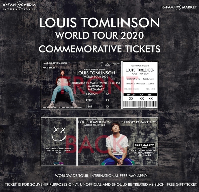 Louis Tomlinson World Tour 2021 Commemorative Concert ...
