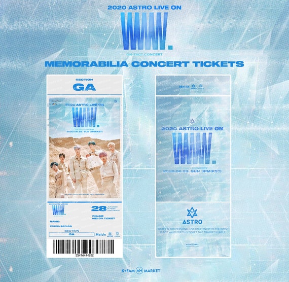 2020 Super ON:TACT Online Memorabilia Tickets