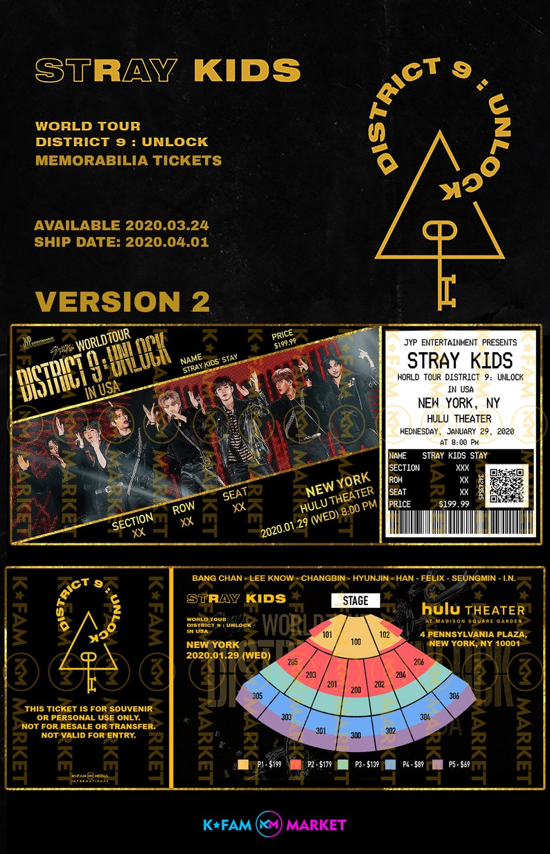 STRAY KIDS World Tour: District 9 Unlock Commemorative Concert | Etsy