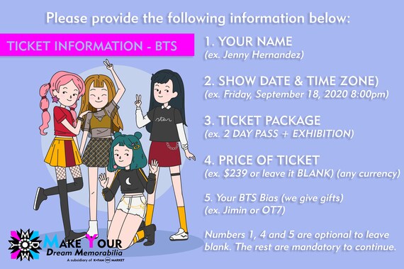 2020 Super ON:TACT Online Memorabilia Tickets