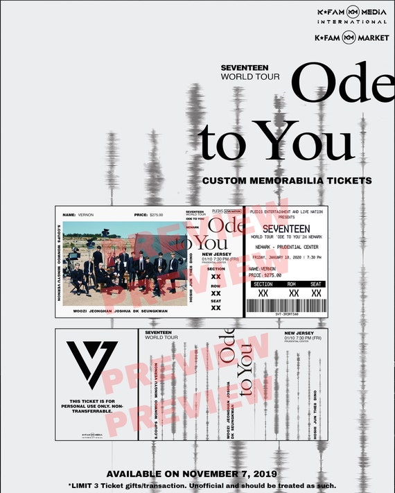 Seventeen ticket price malaysia