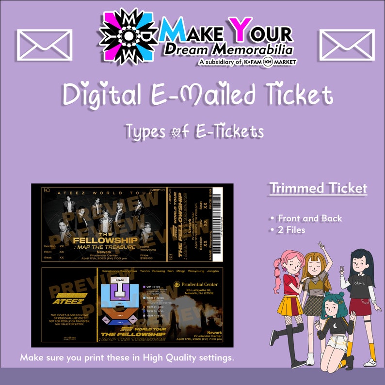 Updated! Map of the Soul ONE Online Memorabilia Tickets