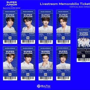2020 Super ON:TACT Online Memorabilia Tickets