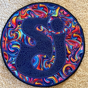 Large 10.5" Psychedelic Blue String Cheese Incident SCI Patch