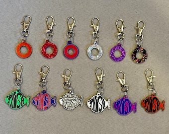 Phish Zipper Pulls