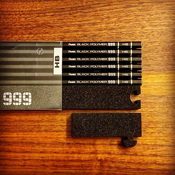 Pentel Black Polymer 999 Complete Set of 12 Pencils With - Etsy