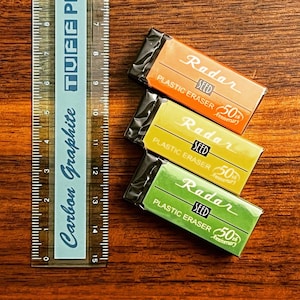 Borradores Radar 50.º Aniversario, edición limitada de 50 colores (Radar 2) / Borradores de PVC de edición limitada / Borradores negros / Borrador Seed 2018 (Radar)