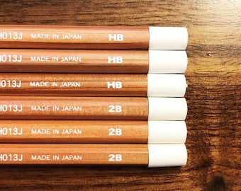 Camel-Made Smart Value Natural Wood Pencils with Eraser in HB and 2B