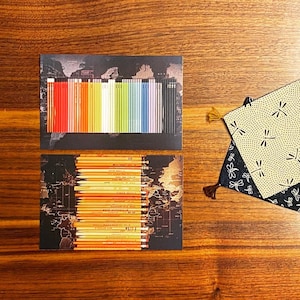 Kamikokuen "Pencil Lovers" Postkarten Geschenkset: 5 oder 10 Postkarten zum Verschenken an alle Bleistiftliebhaber!